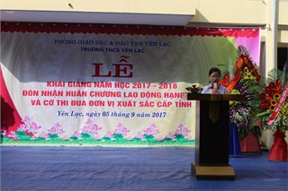 Ảnh khai giảng năm học 2017 - 2018